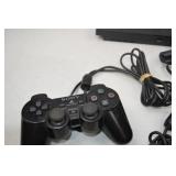Sony PlayStation 2 Slim Console with LEGO Star Wars II Game and 2 Controllers (Missing Power Cord)