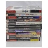 PlayStation 2 Video Game Lot - 12 Titles, Complete Cases