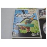 Nintendo Wii Sports Games Lot - Tiger Woods, Remington, SSX, Wii Sports