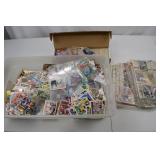 Large Lot of Assorted Sports Trading Cards in Boxes and Sleeves