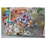 Large Lot of Assorted Sports Trading Cards in Boxes and Sleeves