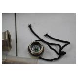 Lifesaving Survival Knife with Sheath, Compass, and Accessories