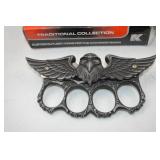 Bud K Eagle Knuckle Duster Knife with Box