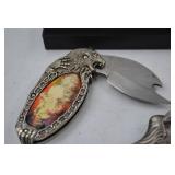 Collection of Themed Folding Pocket Knives with Case and Sheath