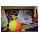 Large Tackle Box with Lures, Line, and Bobbers