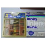 Large Tackle Box with Lures, Line, and Bobbers