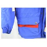Spyder Ski Jacket Blue Red White Colorblock Men
