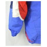 Spyder Ski Jacket Blue Red White Colorblock Men