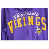 Minnesota Vikings NFL Hooded Fleece Jacket, Size Large