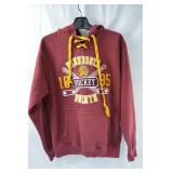 Minnesota Duluth Hockey Maroon Hoodie Signature Size Small