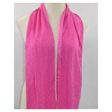 Fendi Pink Logo Jacquard Scarf