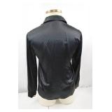 Louis Feraud Black Silk Blouse Size US 6