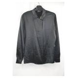 Louis Feraud Black Silk Blouse Size US 6