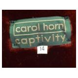 Carol Horn Captivity Plush Faux Fur Coat Size 14