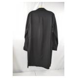 MaxMara Black Pure New Wool Coat, Size 6 US