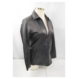 Wilsons Leather Pelle Studio Black Leather Jacket Large