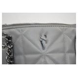 Simply Vera Vera Wang Gray Quilted Shoulder Handbag