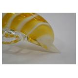 Murano-Style Dolphin Art Glass, 6-Inch