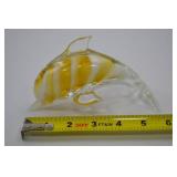Murano-Style Dolphin Art Glass, 6-Inch