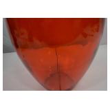Large Red Recycled Glass Vase by Vidrios San Miguel