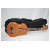 Mitchell MU40NT Soprano Ukulele with Road Runner Gig Bag & Instructions