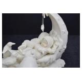 Department 56 Moon and Polar Friends Figurine - Matte White Home Decor