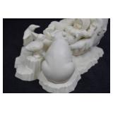 Department 56 Moon and Polar Friends Figurine - Matte White Home Decor