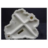 Department 56 Moon and Polar Friends Figurine - Matte White Home Decor