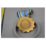 Joint Service Achievement Award Medal Set in Display Case