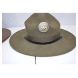 U.S. Army Campaign Hat with Seventeener Hat Press, Size 6 3/4