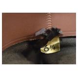 U.S. Army Campaign Hat with Seventeener Hat Press, Size 6 3/4