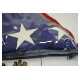 United States Army Honorable Discharge Case, Funeral Flag & Spent Shell Casings