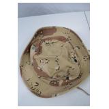 Lot of 4 US Military Headgear: Berets, Boonie, and Camo Cap