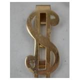 Swank Tie Bar Collection - Money Dollar Sign, Hammer and Arrow Clips