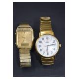 Timex Indiglo Quartz Watch and Seiko Quartz Alarm Chronograph