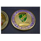 Lot of 6 Modern U.S. Army & UN Military Challenge Coins