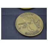 Lot of 6 Modern U.S. Army & UN Military Challenge Coins