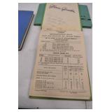 Lot of 3 Vintage Pilot Log Books, Ethiopian Civil Aviation and Texaco