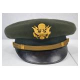 US Army Officer Service Cap by Bancroft Pak Cap Vietnam Era
