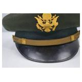 US Army Officer Service Cap by Bancroft Pak Cap Vietnam Era
