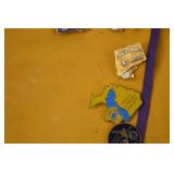 Lions Club International Award Vest w/ Attendance Pins & Ione, Oregon Badge