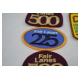 Fair Lanes Bowling Patches and 164th Infantry Reunion Buttons Lot