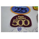 Fair Lanes Bowling Patches and 164th Infantry Reunion Buttons Lot