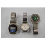 Vintage Ford Digital, Lorus, and Ruby Watch Lot - 3 Pieces