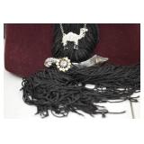 Masonic & Shrine Regalia Lot - Fez, 32nd Degree Scottish Rite Cap, Case