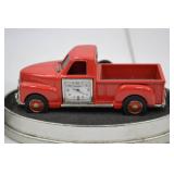 Fossil Limited Edition Red Pickup Truck Desk Clock with Tin