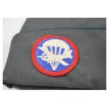 U.S. Army Airborne Paratrooper Garrison Cap with Patch, Size 7 1/2