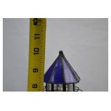 Stained Glass Lighthouse Table Lamp, 12 Inch