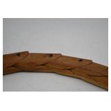 Hand-Carved Articulated Wooden Cobra Figurine