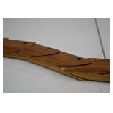 Hand-Carved Articulated Wooden Cobra Figurine